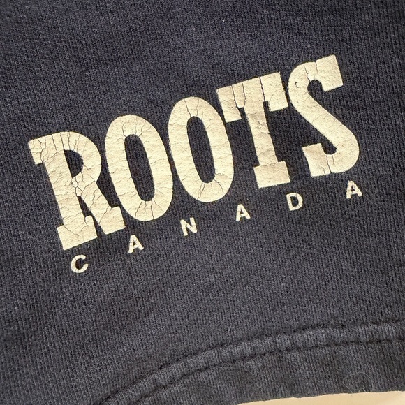 Roots Kid’s Navy Blue Sweat Shorts w/Logo - Picture 5 of 8